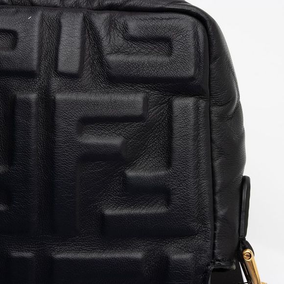Fendi FF Embossed 1974 Mini Baguette Shoulder Bag - Picture 14 of 15